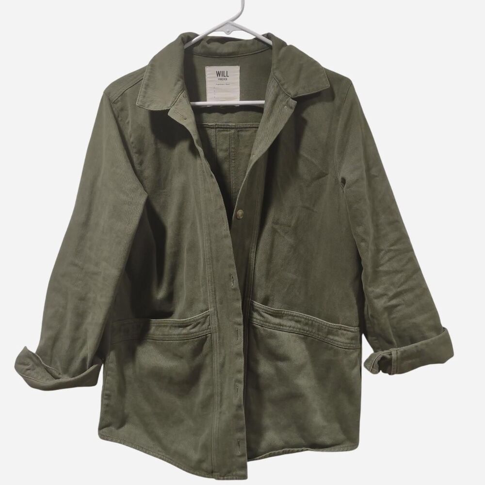 Sezane Women's Green and Khaki Jacket